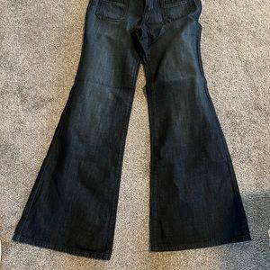 Old Navy dark jeans wide leg NWT